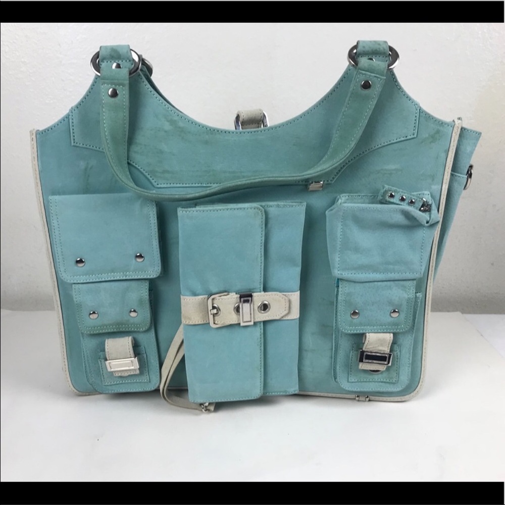 Blue and White Laptop/HandBag 👜